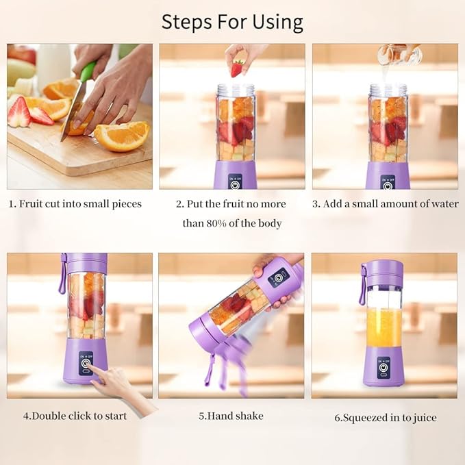 🥤 SipNBlend™ – 2-in-1 Juicer Bottle 🍓💨 Blend & Go Anytime, Anywhere!