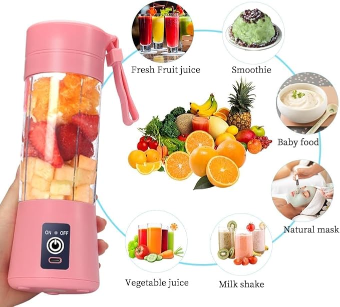 🥤 SipNBlend™ – 2-in-1 Juicer Bottle 🍓💨 Blend & Go Anytime, Anywhere!
