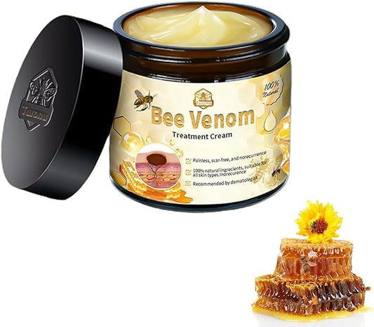 Bee Venom Skin Treatment Cream,Repair Maximum Strength for All Skin Types (1PCS)